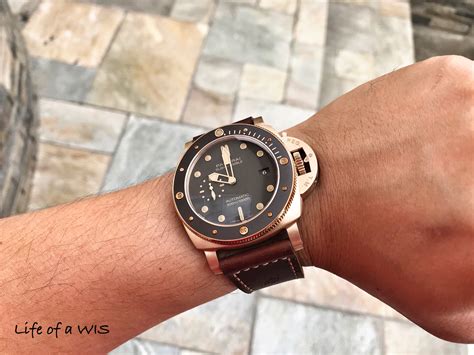 New Arrival Panerai Submersible Bronzo Pam 968 — Life Of A Wis