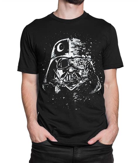 Darth Vader Death Star T Shirt Star Wars Tee Mens Etsy