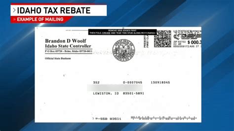 Idaho Tax Rebate Checks