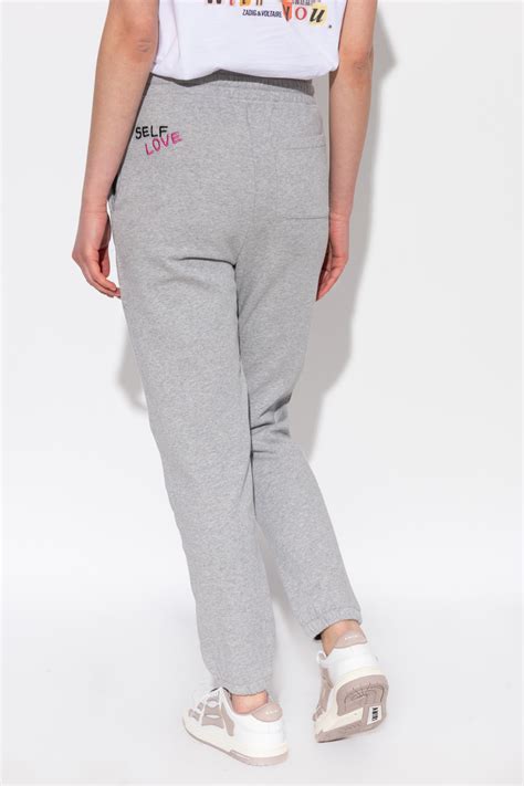 Embroidered Sweatpants Zadig And Voltaire Vitkac Italy