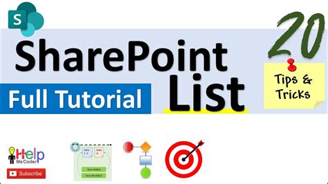 Microsoft Sharepoint Lists Complete Beginner Tutorial Youtube