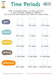 Adding and taking away from 10. Time Periods - PDF Worksheet #kids #preschool # ...
