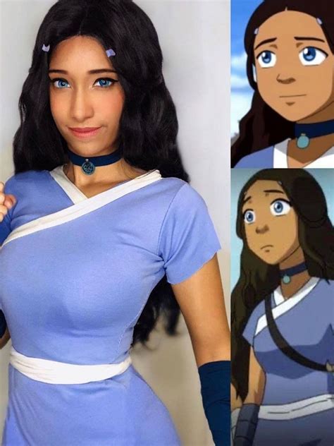 Unisex Costumes Fashion Katara Cosplay Blue Costume Avatar The Last