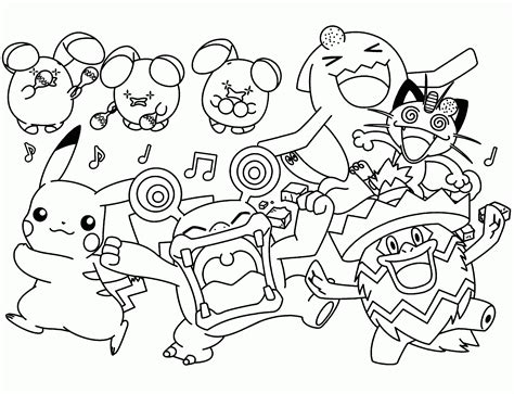 Pokemon Free To Color For Children All Pokemon Coloring Pages Kids