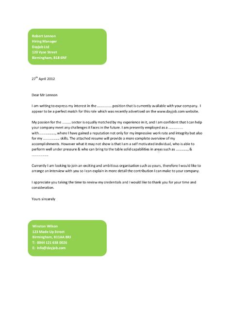 Simple Cover Letter 10 Examples Format Sample Examples