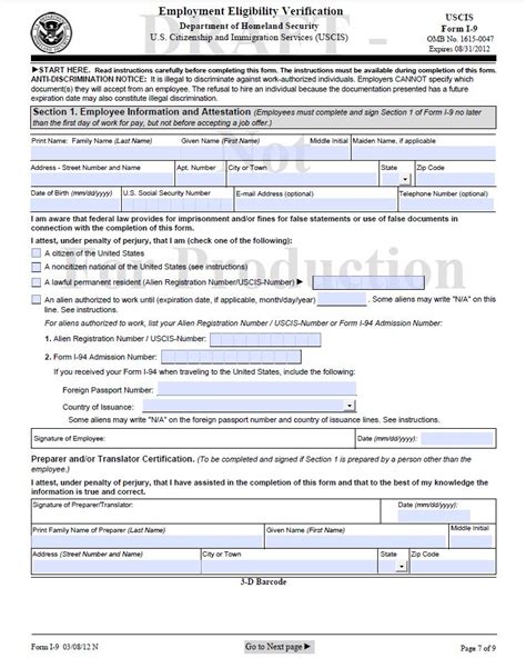 New I 9 Form To Be Released Tomorrow Democratic Underground