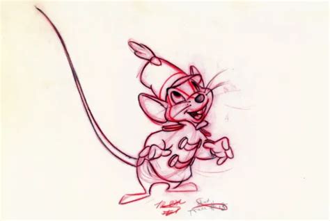 Dumbo 1941 Cleanup Animation Drawing By Wolfgang Reitherman 399