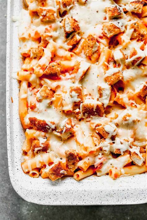 Baked Ziti With Chicken Parmesan Easy Chicken Recipes