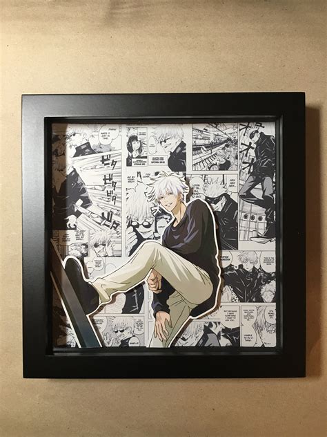 Anime Shadow Box Picture Frame Gojo | Etsy
