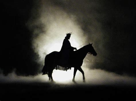When jesus returns on a white horse he rides his eyes are ablaze with the justice to rise faithful and true are what he is called to his word, like a sword, all the nations will fall. Return on White Horse - Foto de The Story of Jesus ...