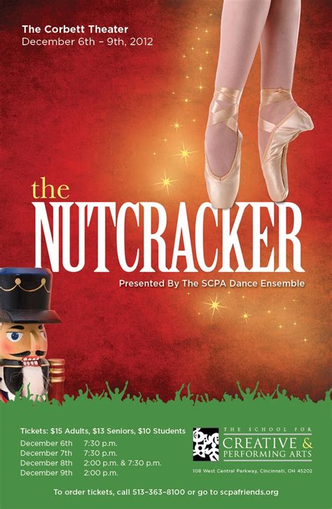 The Nutcracker Show Poster Design Performance Art Performance School