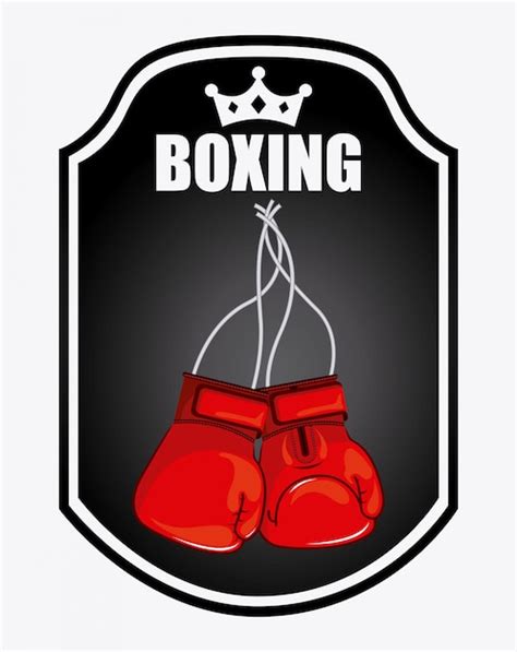 Free Vector Boxing Emblem Logo Graphic Design