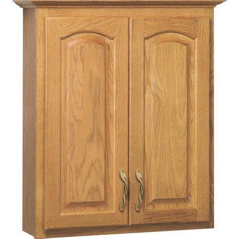 Dependant on the style, it will add character into your space. Shop Project Source Oak Storage Cabinet (Common: 25.5-in ...