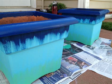 Diy Ombre Planters All You Need For This Project Is A Planter
