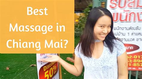Best Thai And Back Massage In Chiang Mai Youtube