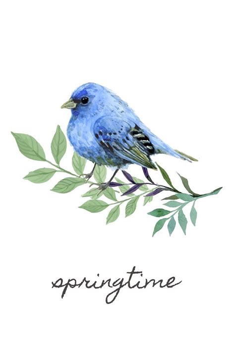 Free Springtime Bird Printables Free Art Prints Bird Printables