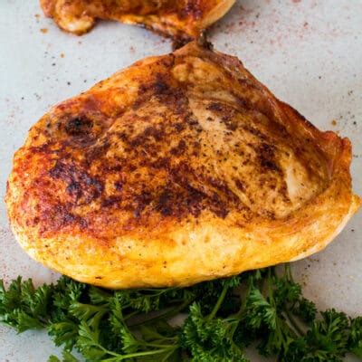 Oven Baked Split Chicken Breasts Bone In