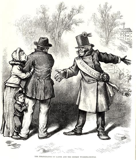 Thomas Nast, a selection of Cartoons, Boss Tweed and Death