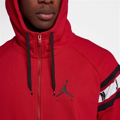 Jordan Jumpman Air Full Zip Basketball Hoodie Red Online Sneaker Store