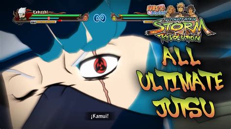 Naruto Shippuden Uns Revolution All Ultimate Jutsu Hd Youtube