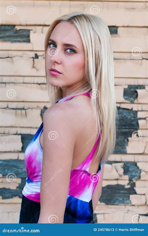 Blonde Stock Image Image Of Slim Dyed Blonde Pretty 24578613
