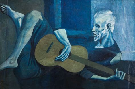 The old guitarist is an oil painting by pablo picasso, which he created in late 1903 and early 1904.it depicts an elderly musician, a blind, haggard man with threadbare clothing, who is weakly hunched over his guitar while playing in the streets of barcelona, spain.it is on display at the art institute of chicago as part of the helen birch bartlett memorial collection. Today Is the Day I Retire My Picasso Old Guitarist ...