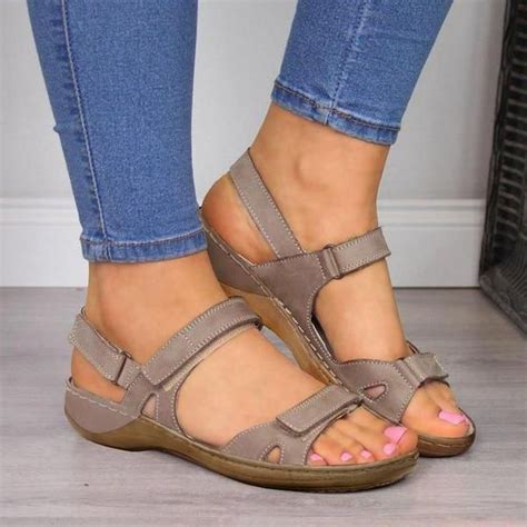 Maybe you would like to learn more about one of these? Comfy Open-Toe Arch Support Sandals (With images) | Casual ...