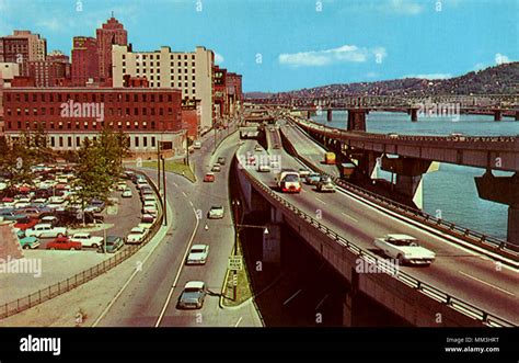 Fort Pitt Boulevard. Pittsburgh. 1960 Stock Photo - Alamy