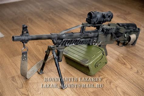 Bullpup Version Of Pkp Pecheneg 762x54r Mm Machine Gun Photo By