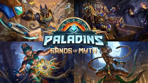 Skins Novo Passe De Batalha Sands Of Myth Paladins Showcase React Youtube
