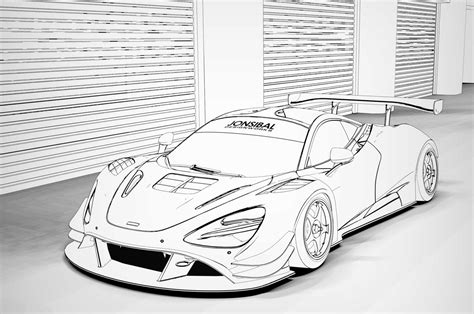 Toyota Supra Car Coloring Pages