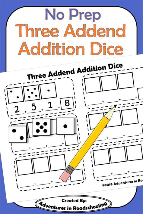 This Fun First Grade Math Game Requires Students To Solve Three Addend