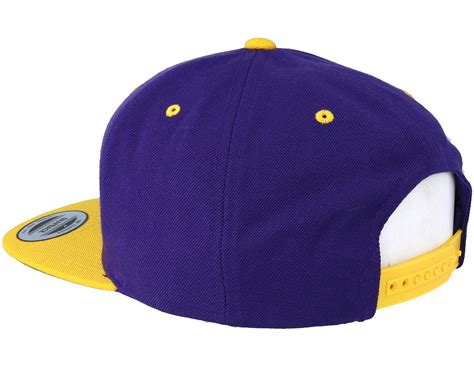 Purplegold Snapback Yupoong Caps Uk