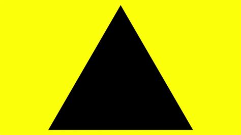 Black Triangle Yellow Background Left To Right Youtube
