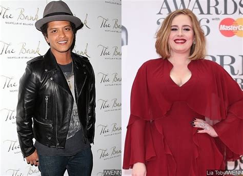 Bruno Mars Describes Adele As Diva Shes Got All This Attitude