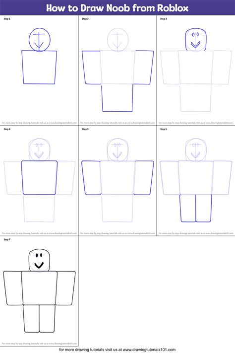 Roblox Character Drawing Template