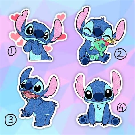 Stitch Drawing Cute Lilo Y Stitch Cartoon