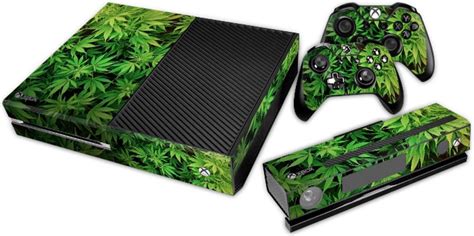 Weed Xbox One Console Skins Stickers