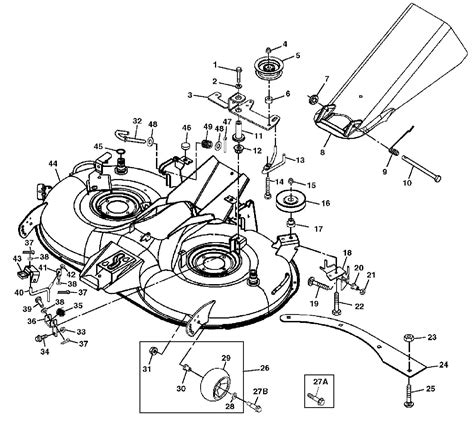 John deere l130 48 mower deck parts rebuild kit spindles, blades, belts, idlers. John Deere LTR180 Garden Tractor Spare Parts