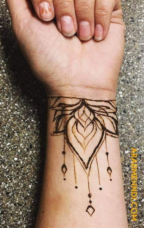 Wrist Henna Tattoo Simple Lengkap Kataa