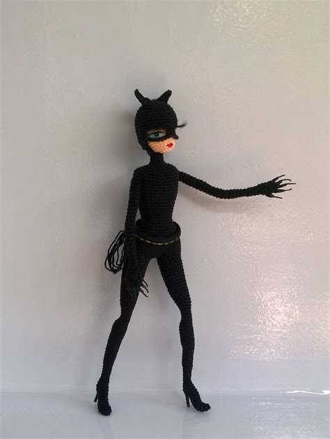Catwoman Doll Pattern Doll Amigurumi Doll Crochet 210 Pdf Etsy