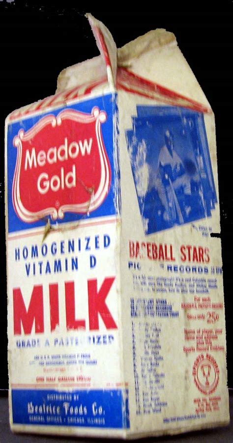 Lot Detail 1964 Meadow Gold Milk Carton With Auravision Records Ad