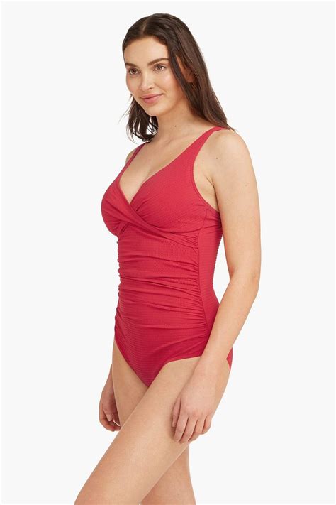 One Of The Most Popular Messina Red Messina Cross Front Multifit One Piece One Pieces In 2021