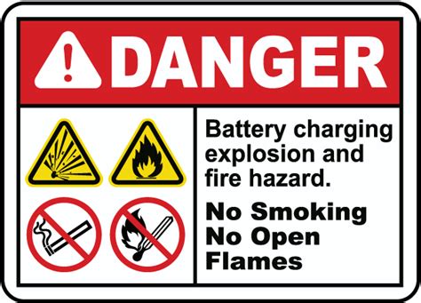 Explosion And Fire Hazard Sign E4627