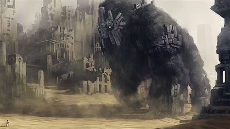 Hd Wallpaper Shadow Of The Colossus Wander And The Colossus Artwork