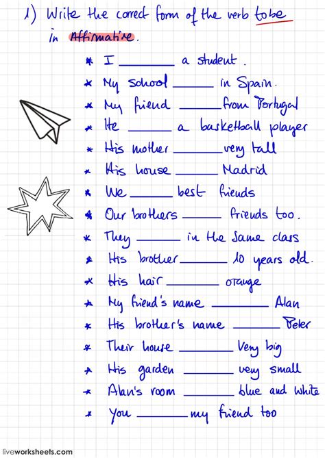 Complete O Texto Com O Verbo To Be