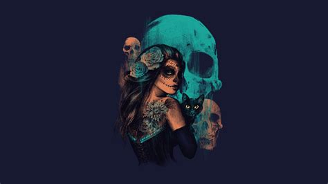 Skull Fantasy Art Artwork Wallpaper Coolwallpapersme