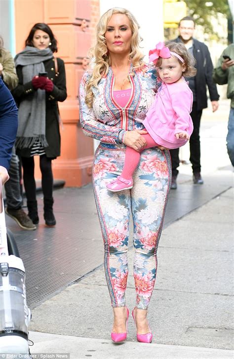 Coco Austin Shows Off Curves In Skin Tight Floral Bodysuit Daily Mail