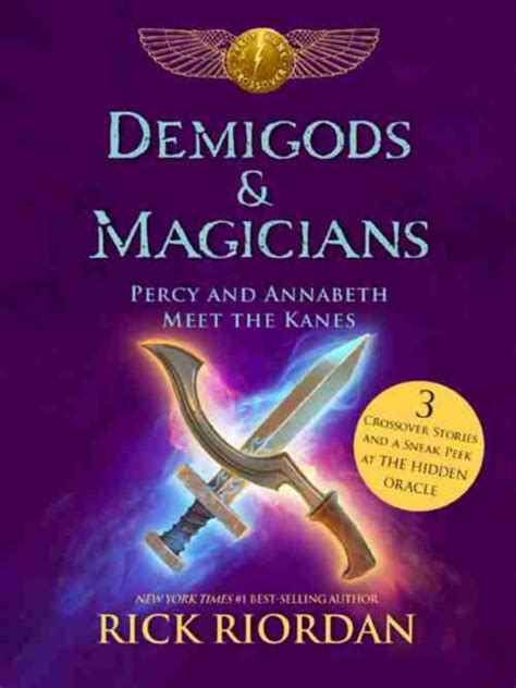 Demigods And Magicians Percy And Annabeth Meet The Kanes Bookseller Usa