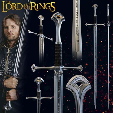 3d Print Model Aragorn Sword Anduril Lord Of The Rings